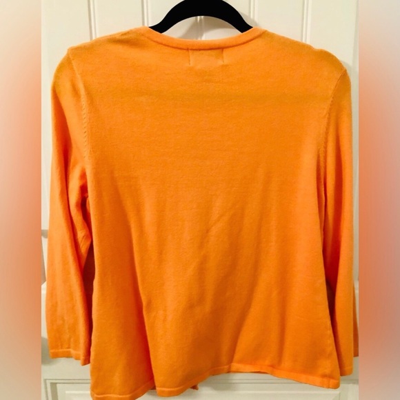 Rainbow of beautiful Cardigans! Set of 4: yellow, orange, bright pink, pale pink - Picture 5 of 13